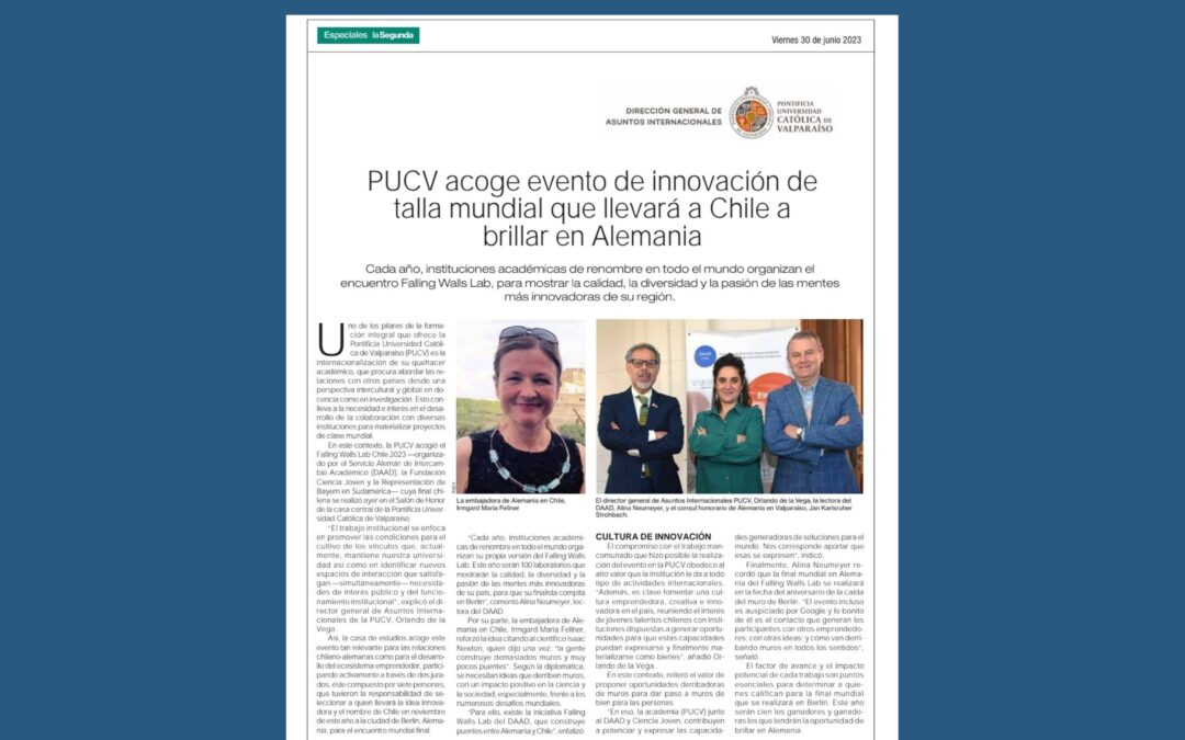 PUCV acoge evento de innovación detalla mundial que llevará a Chile a brillar en Alemania