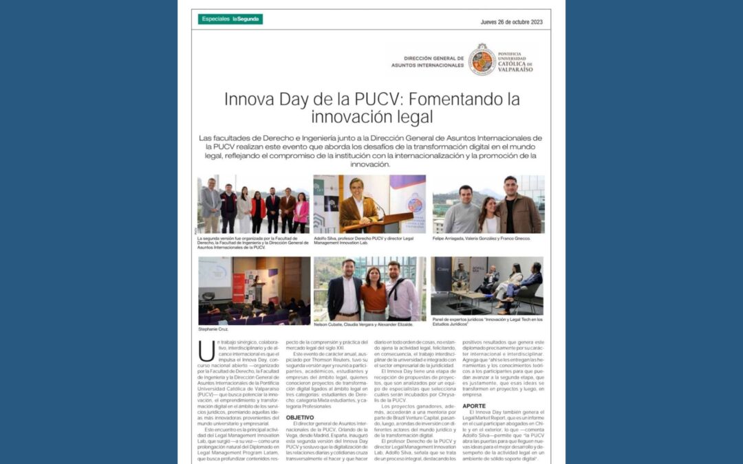 Innova Day de la PUCV: Fomentando la innovación legal