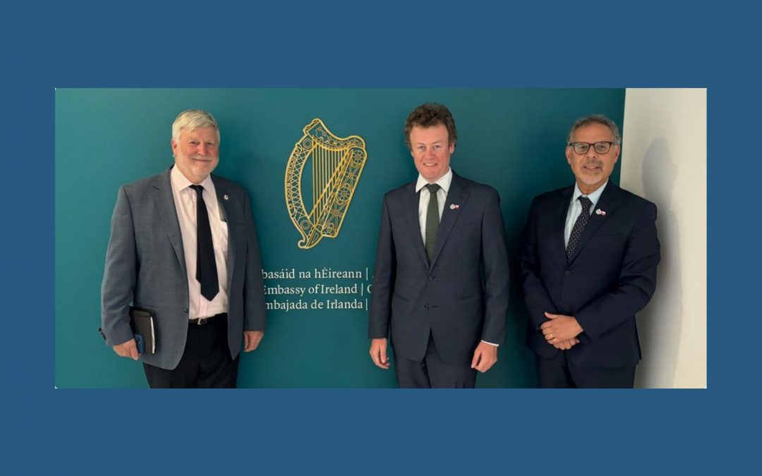 Reunión en la Embajada de Irlanda para Fortalecer Cooperación Internacional