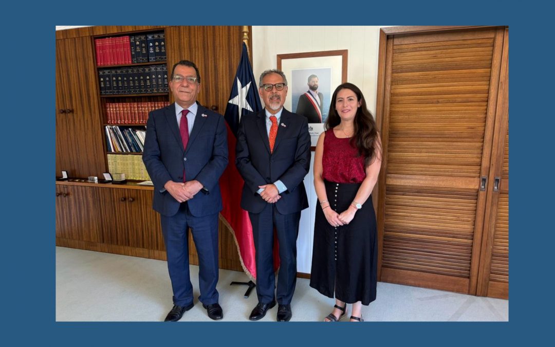 Director General de Asuntos Internacionales de la PUCV se reúne con Embajador Chileno en Australia