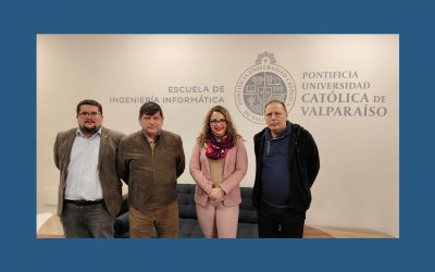 Embajadora de Honduras en Chile Visita la Escuela de Ingeniería Informática de la PUCV