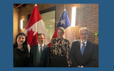 ​El Director General de Asuntos Internacionales de la PUCV participa en recepción con la Ministra de Asuntos Exteriores de Canadá