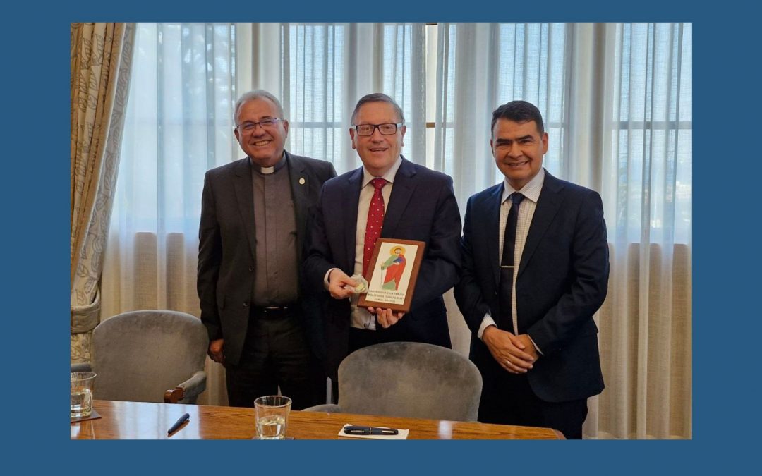 Representantes de la Universidad Católica Boliviana «San Pablo» visitan la PUCV