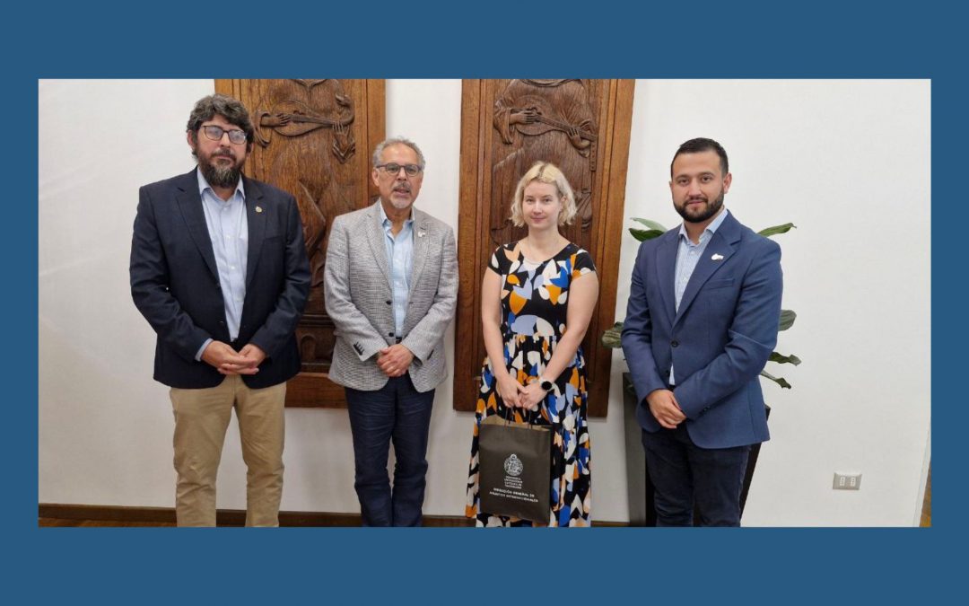 Visita de Elisa Mejías, representante de la Universidad de Oulu, Finlandia, a la PUCV